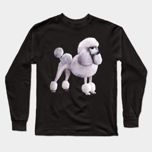 Poodle dog, Love Poodles, Dog Lover Long Sleeve T-Shirt